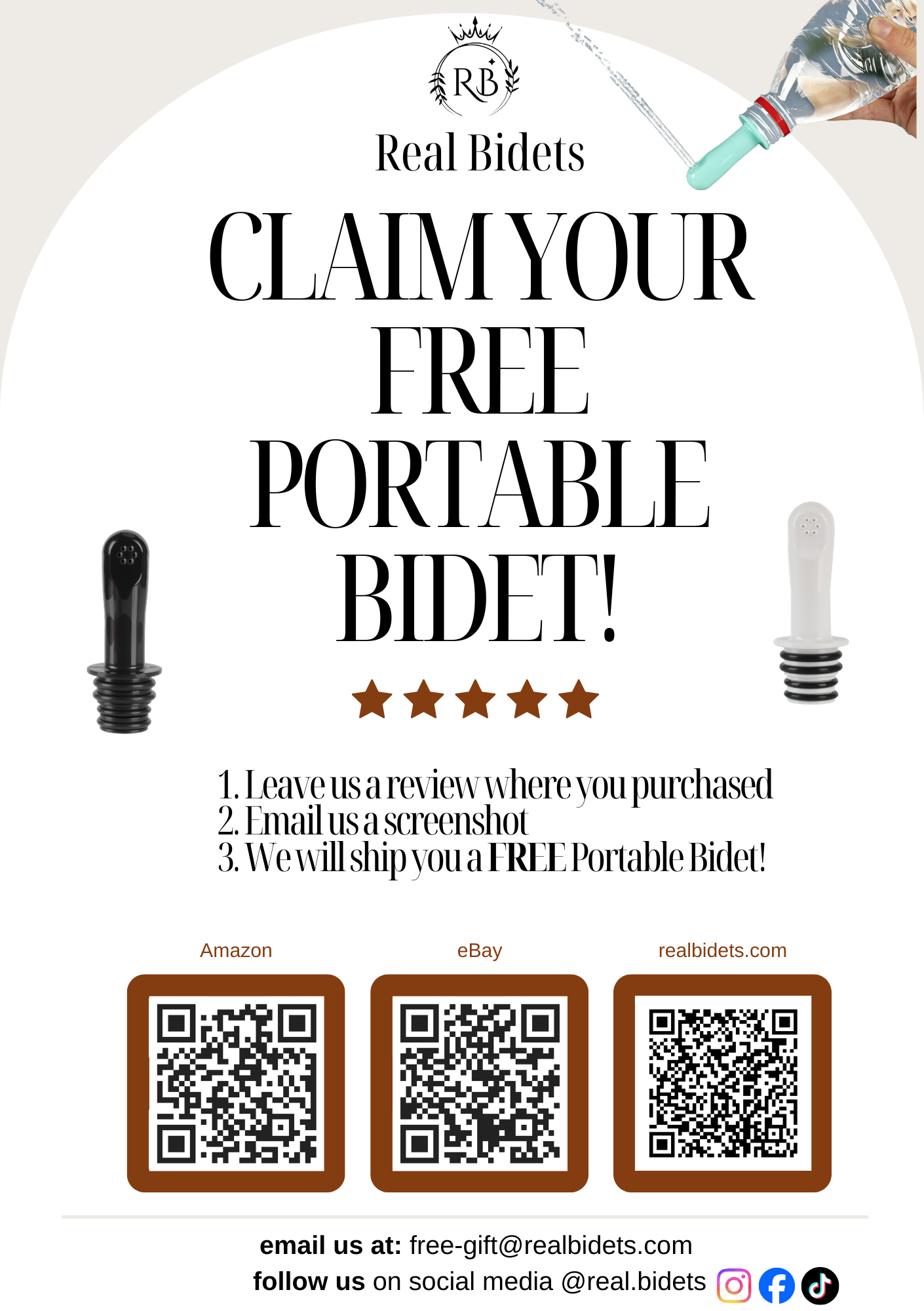 Portable Bidet - FREE GIFT!